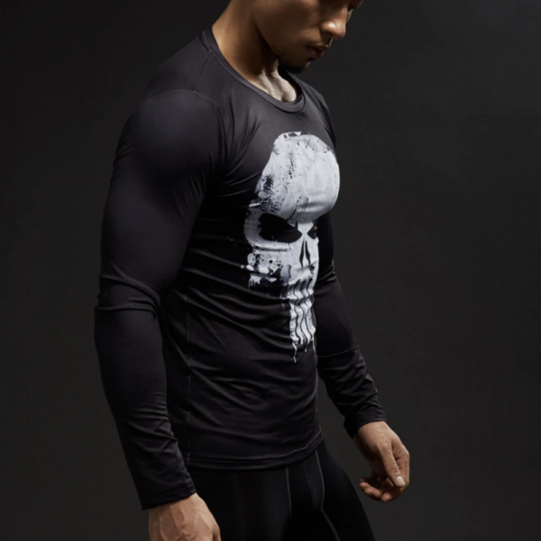 Punisher Long Sleeve Compression Shirt