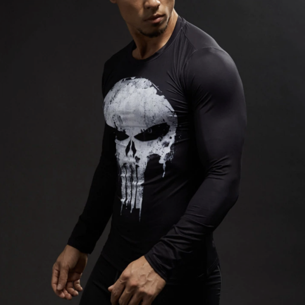 Punisher Long Sleeve Compression Shirt