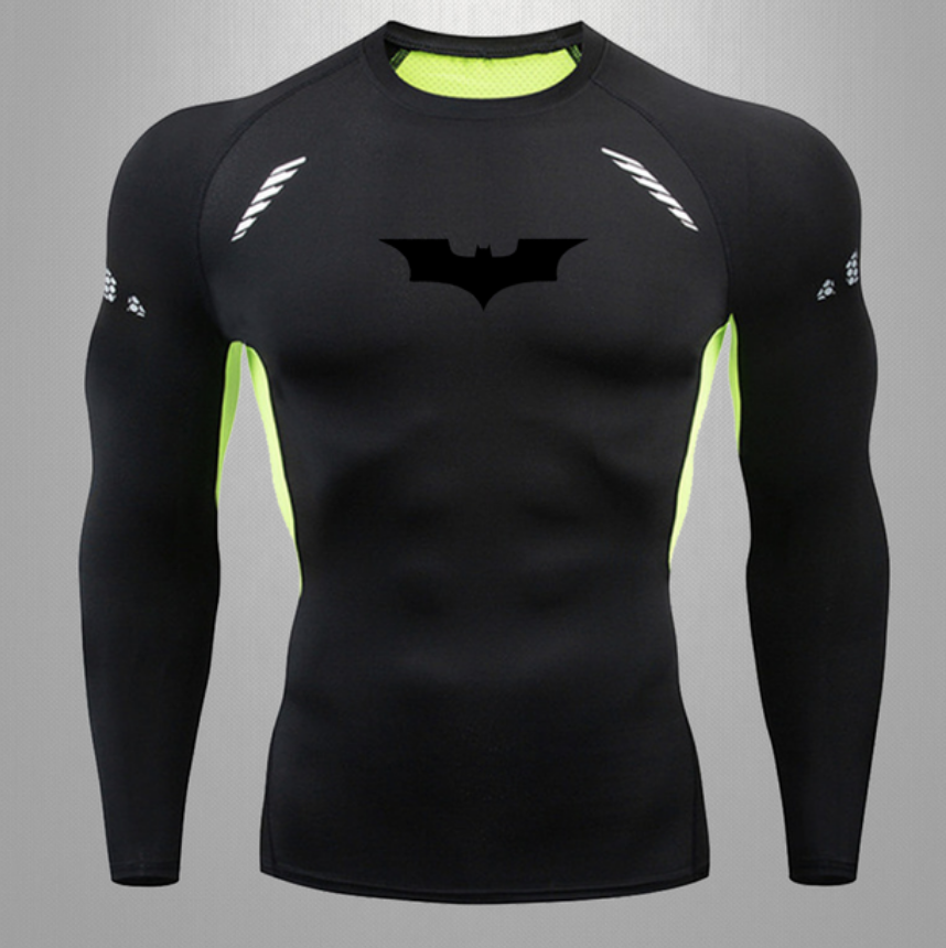 Batman 3D Long Sleeve Compression Shirt - Totally Superhero