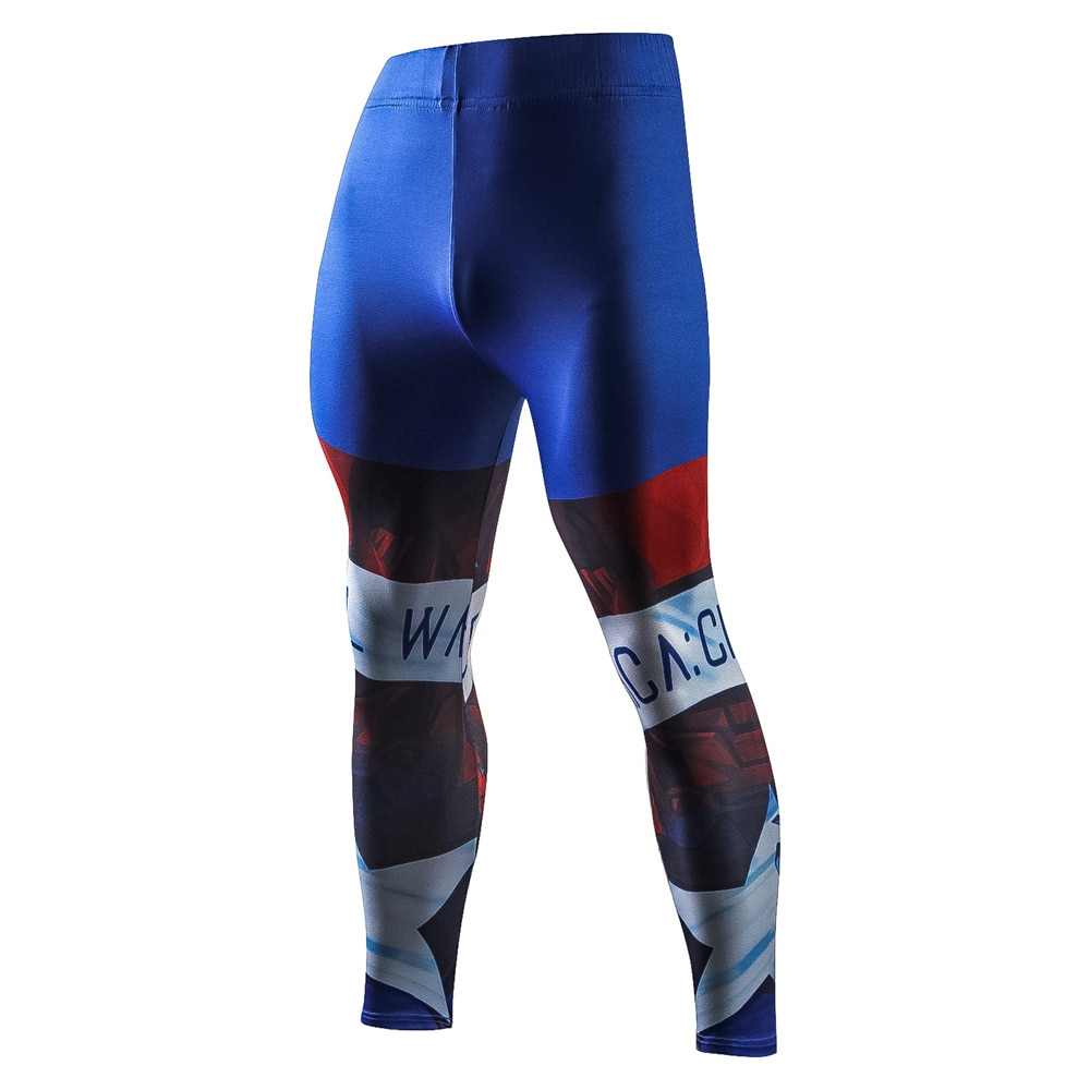 Captain America Compression Pants - Totally Superhero