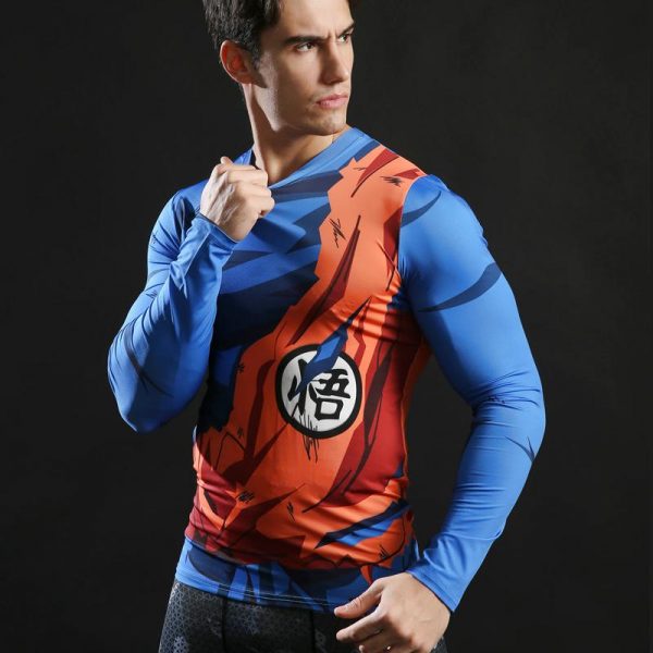 Dragon Ball Long Sleeve Compression Top