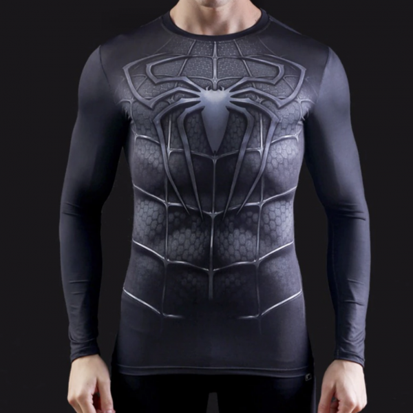 Spiderman Parker Long Sleeve Compression T-Shirt