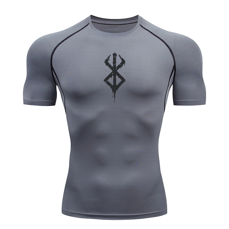 mens gym compression t shirt