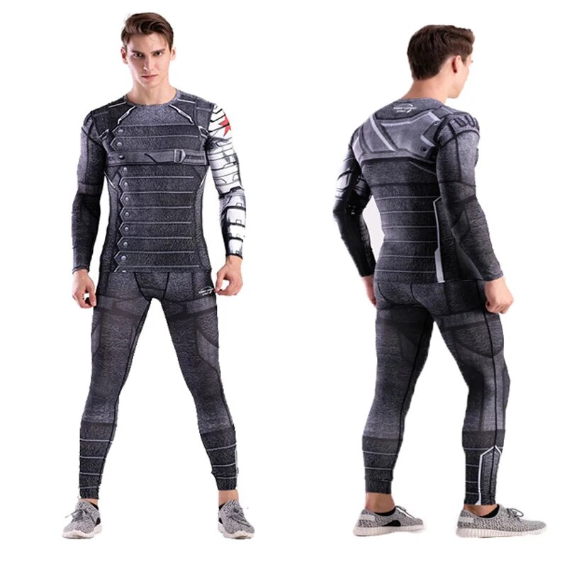Winter Soldier Compression Shirt & Pants Set
