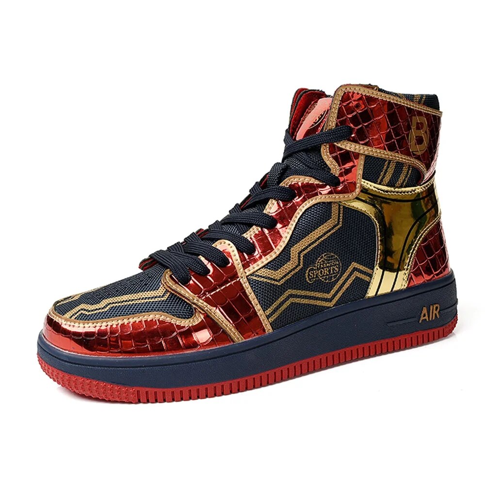 Spider-Man Shinny Air High Top Shoes - Totally Superhero