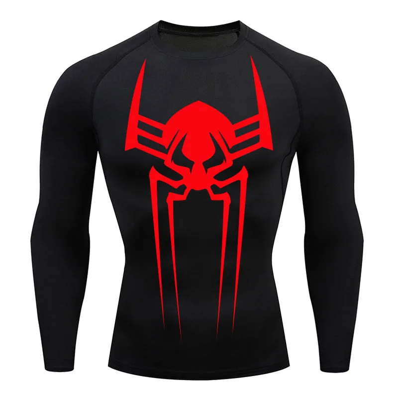 2099 Spiderman Long Sleeve Compression Shirt