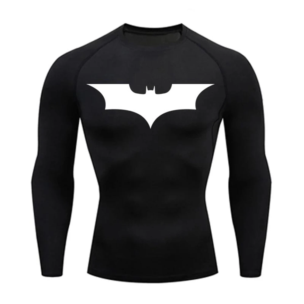 Batman Long Sleeve Compression Shirt