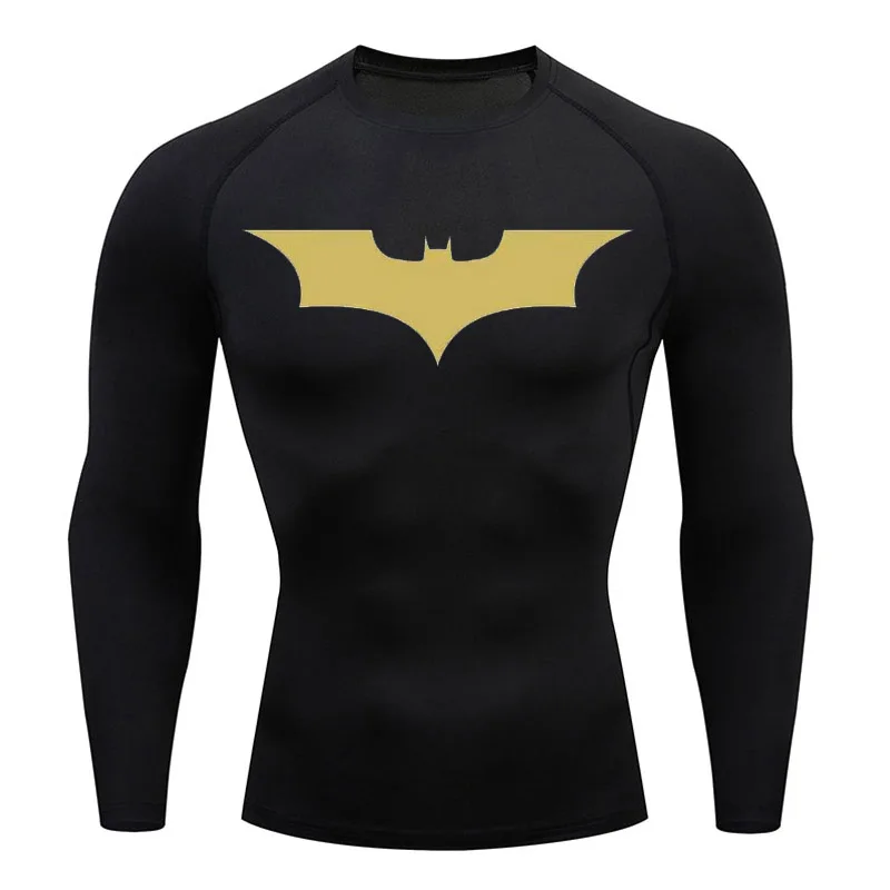 Batman Icon Long Sleeve Compression Shirt