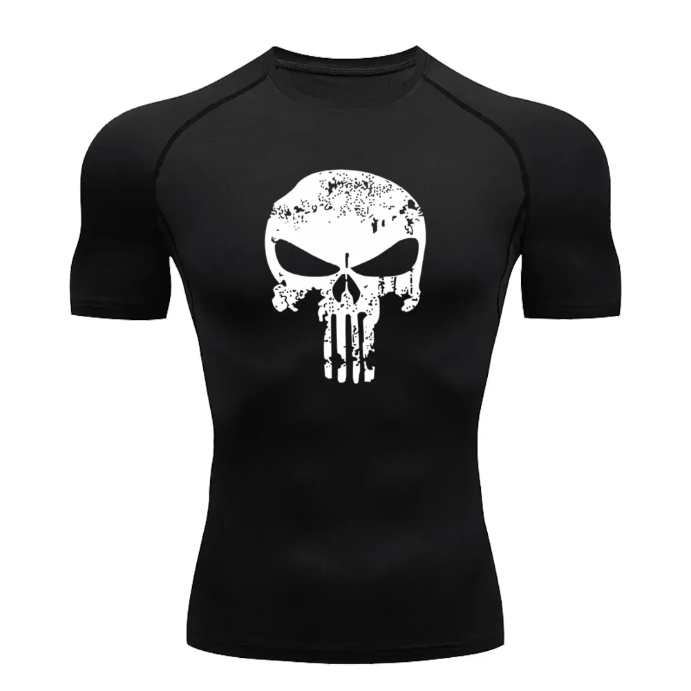 Punisher Skull Compression Shirt