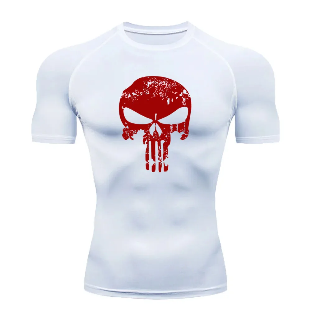 Punisher Skull Compression Shirt Totally Superhero