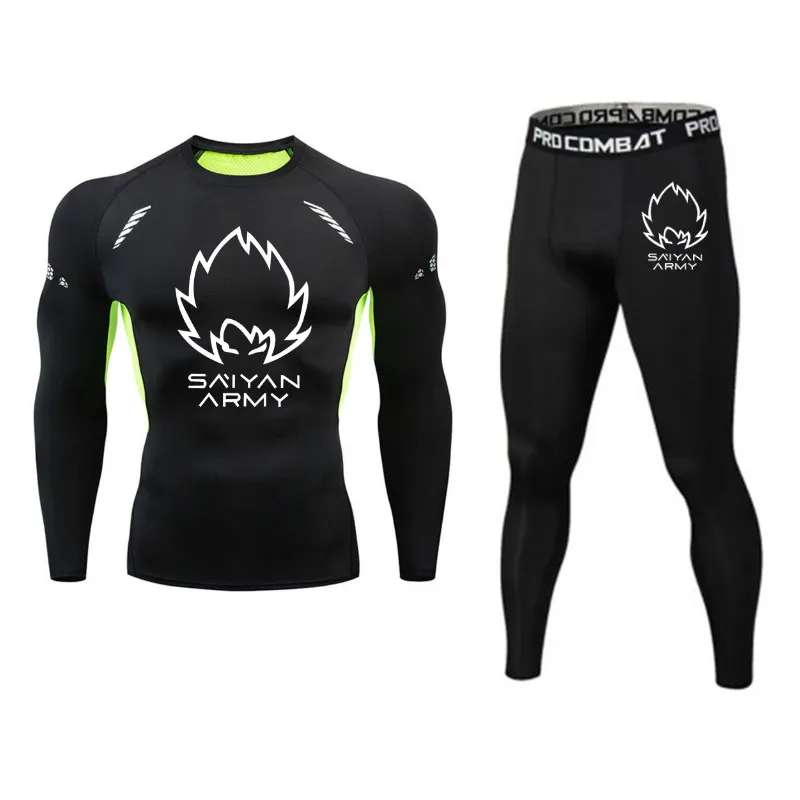 Dragon Ball Long Sleeve Compression Shirt & Pants Set