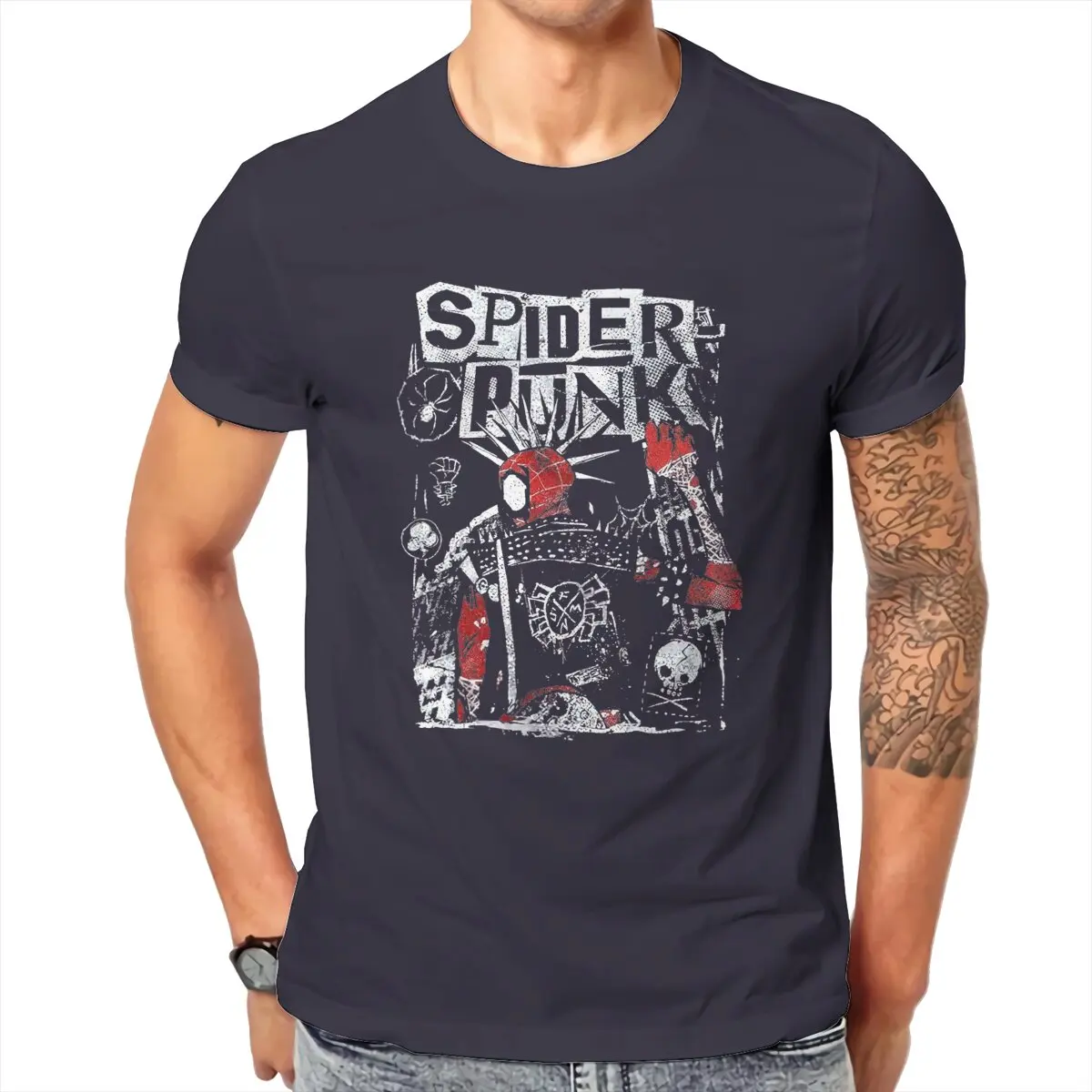 Spiderman Retro Punk Tshirt