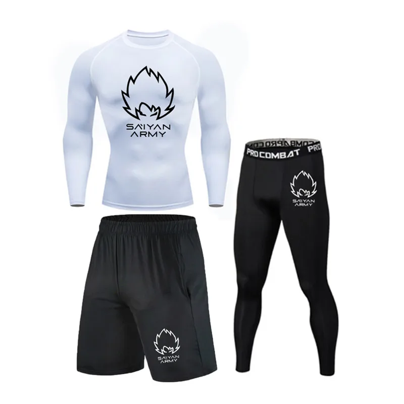 Dragon Ball 3-Piece Long Sleeves Compression Outfit Set