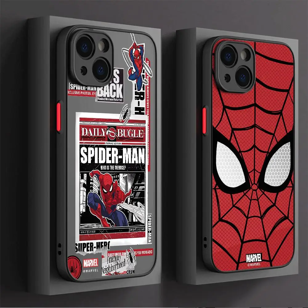 Spider-Man Newspaper Sticker iPhone Case