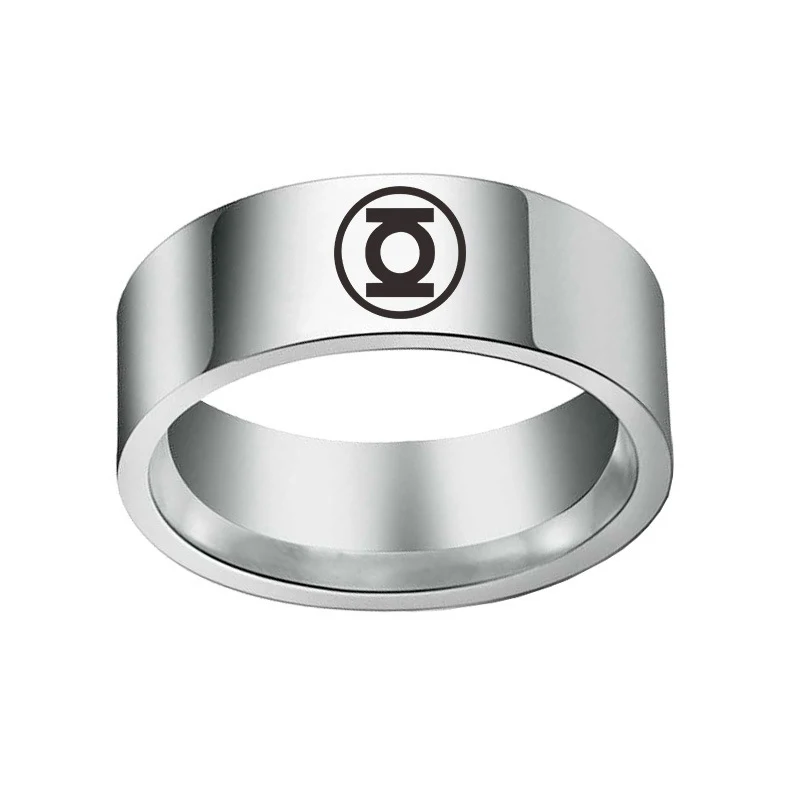 Green Lantern Stainless Steel Ring