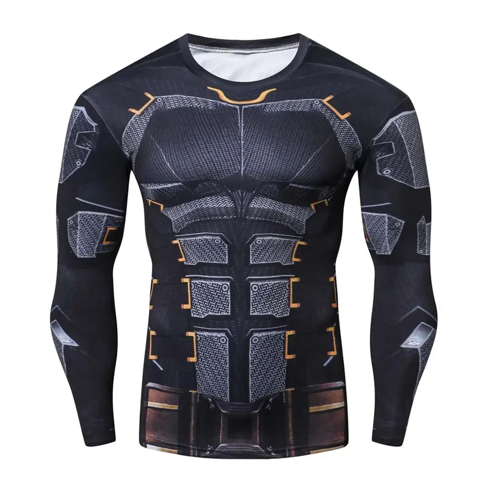 Captain America Infinity War Long Sleeve Compression Shirt Totally Superhero