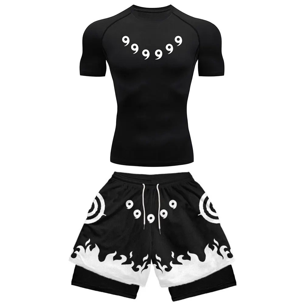 Sage of Six Paths Naruto Compression Shirt & Shorts Set
