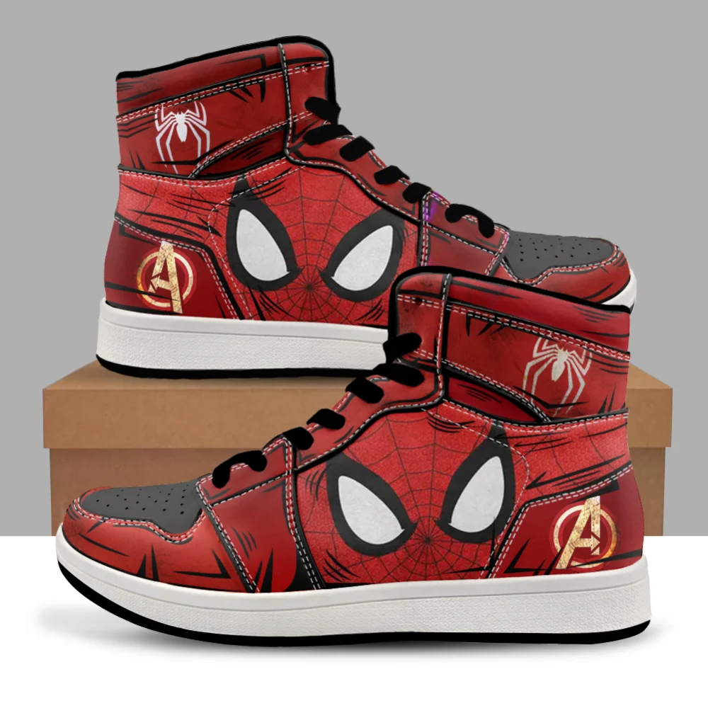 Spiderman High-Top Shoes