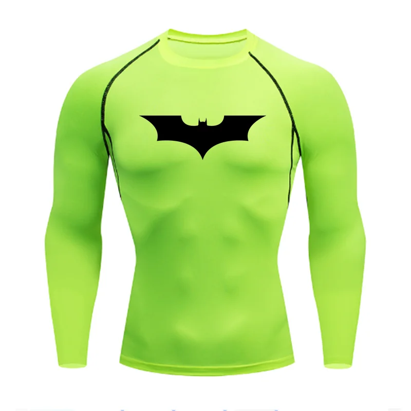 Batman Batarang Long Sleeve Compression Shirt