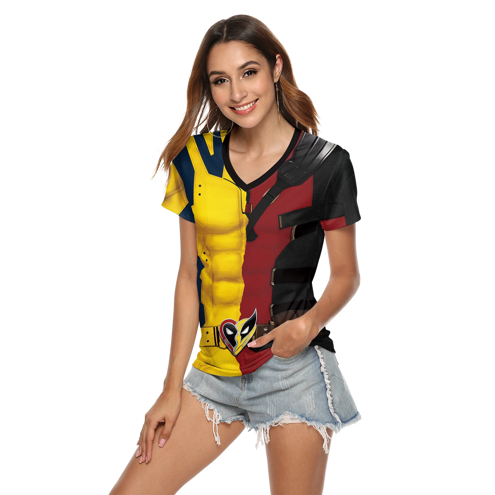 Wolverine Deadpool Quick-Dry Top