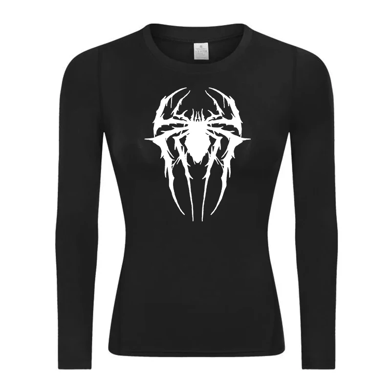 Spiderman Icon Compression Top Long Sleeve
