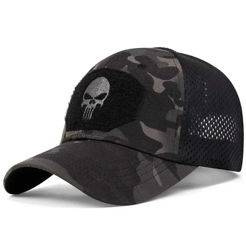 Punisher Embroidered Badge Cap
