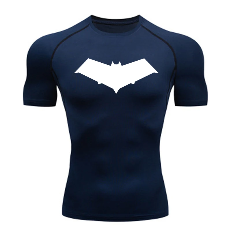 Navy Blue-White