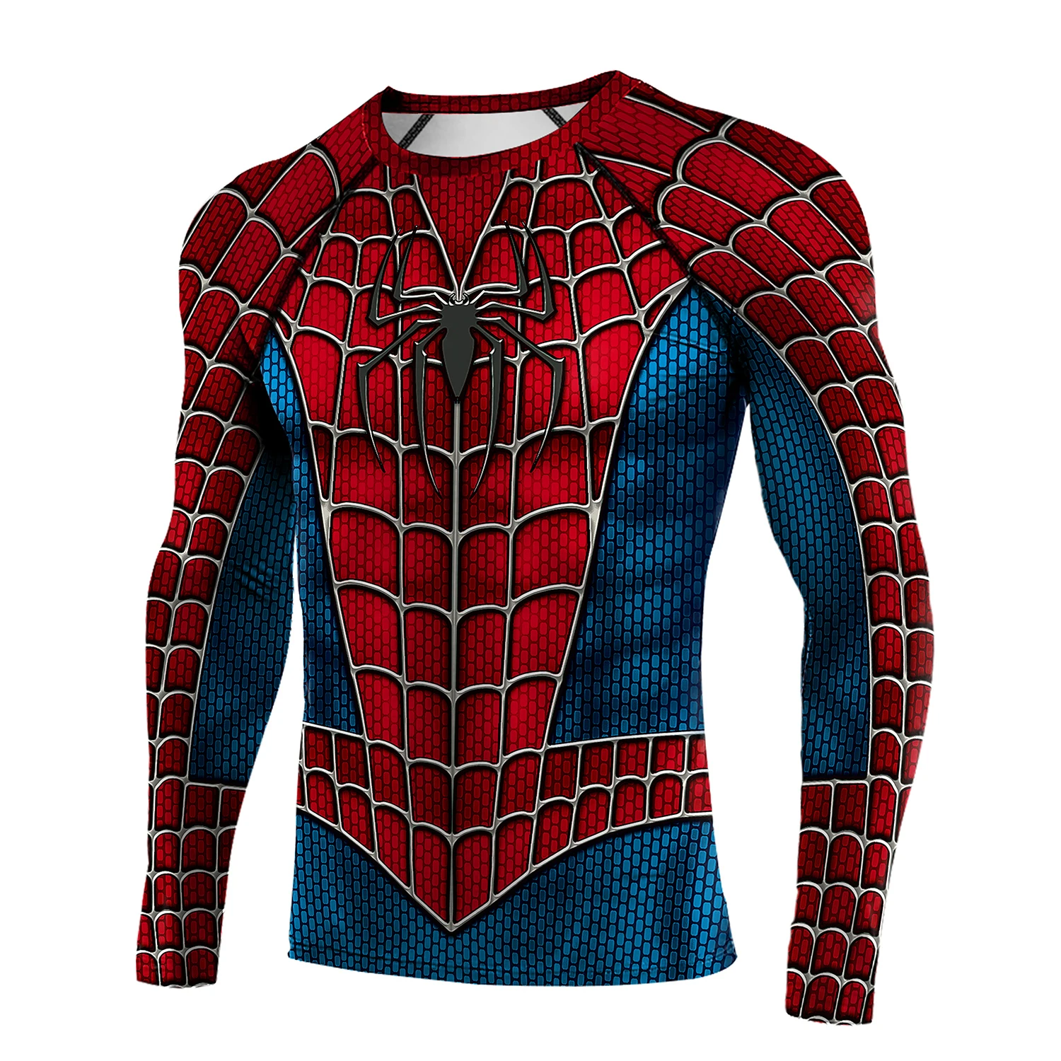 Spiderman Alter Ego Long Sleeve Compression Shirt