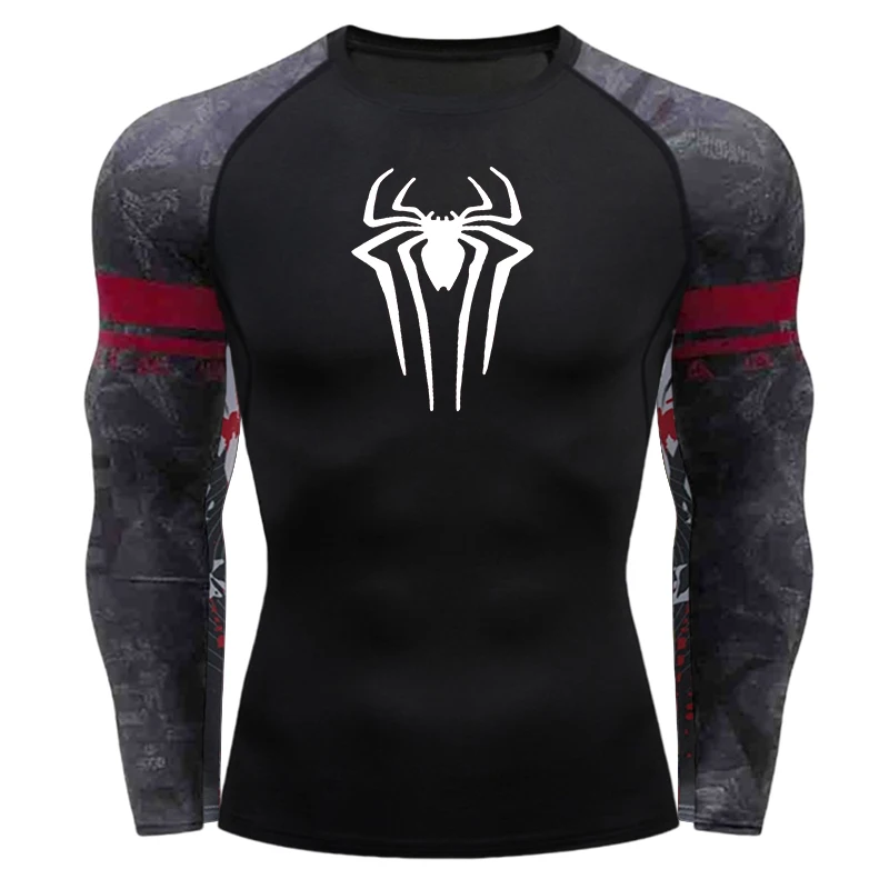 Spider-Man Graphic Sleeve Compression Shirt